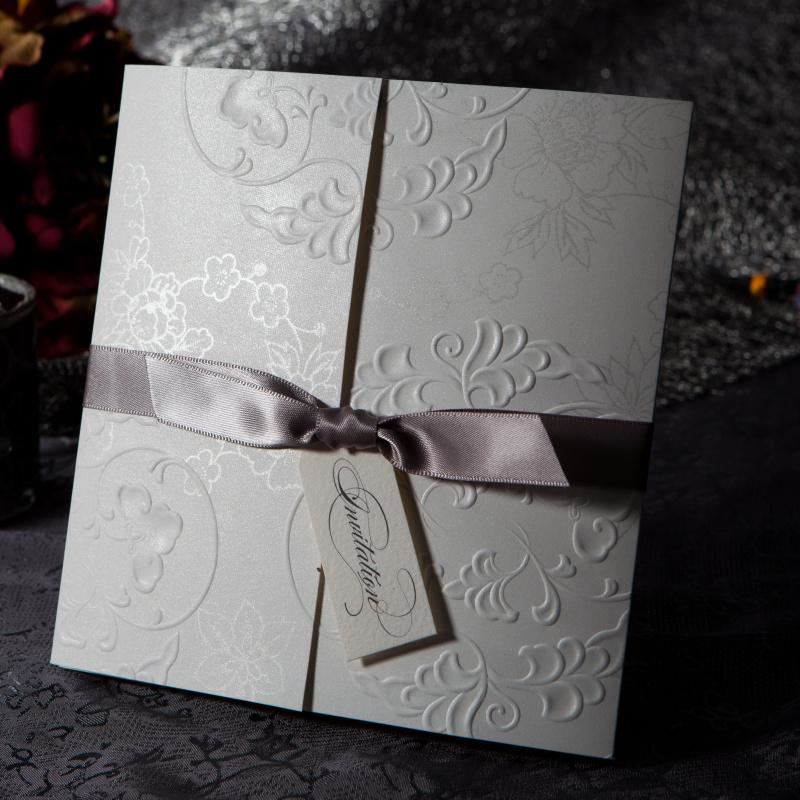 China Embossed Invitation Cards